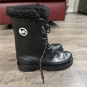 Michael Kors Black Winter Rain Boots
